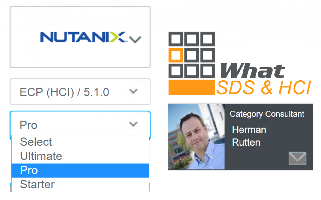 “SDS & Hyper-Converged” Comparison updated with Nutanix AOS 5.1