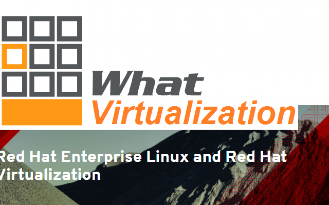 What Virtualization Platform 2017? Red Hat moves into “Top 3” with RHV 4.1!