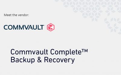 Meet the vendor: Commvault (Data Protection)